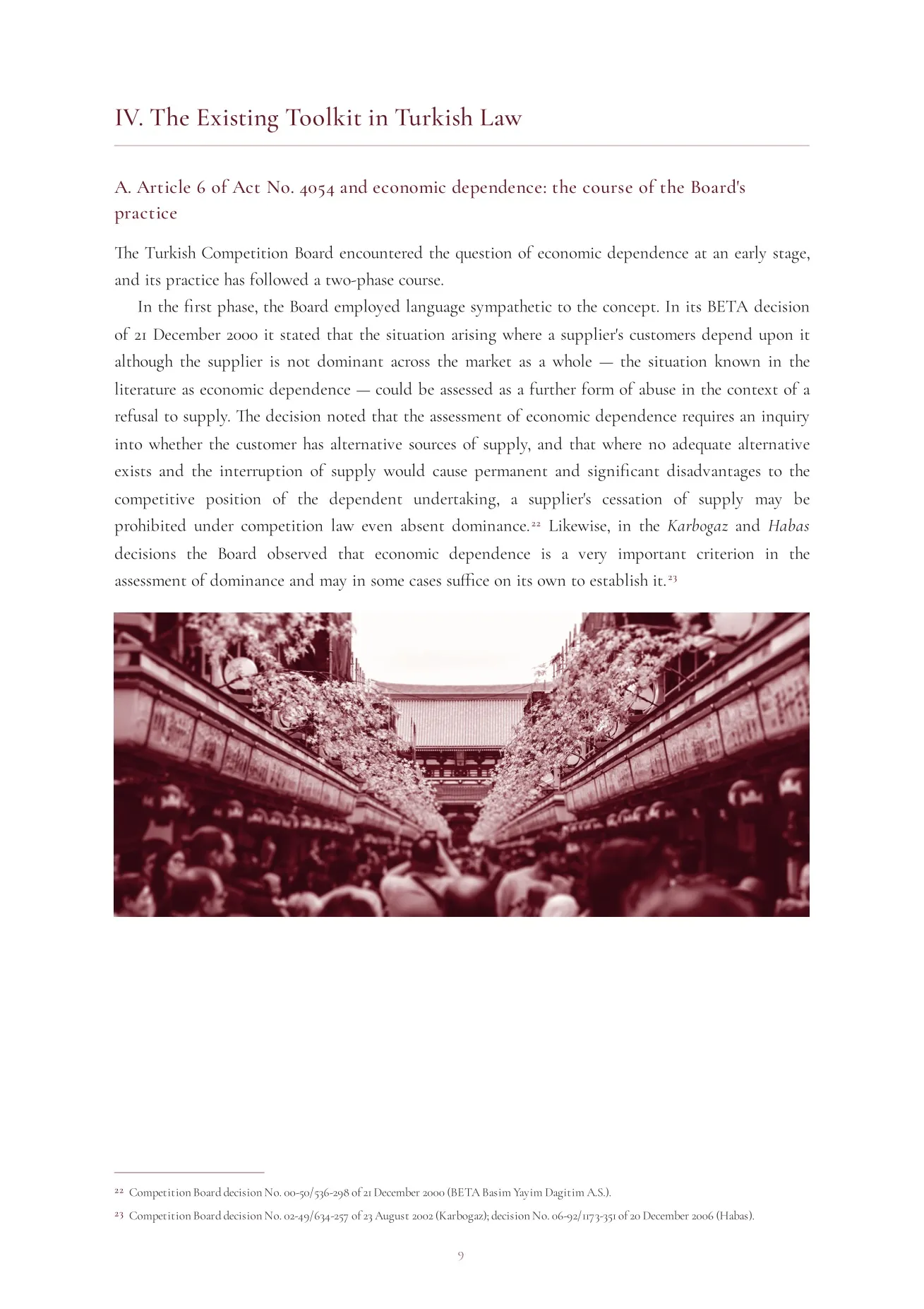 Abuse of a Superior Bargaining Position: The Japanese Antimonopoly Law’s Supply-Chain Approach and Its Adaptability to Turkish Law image 10