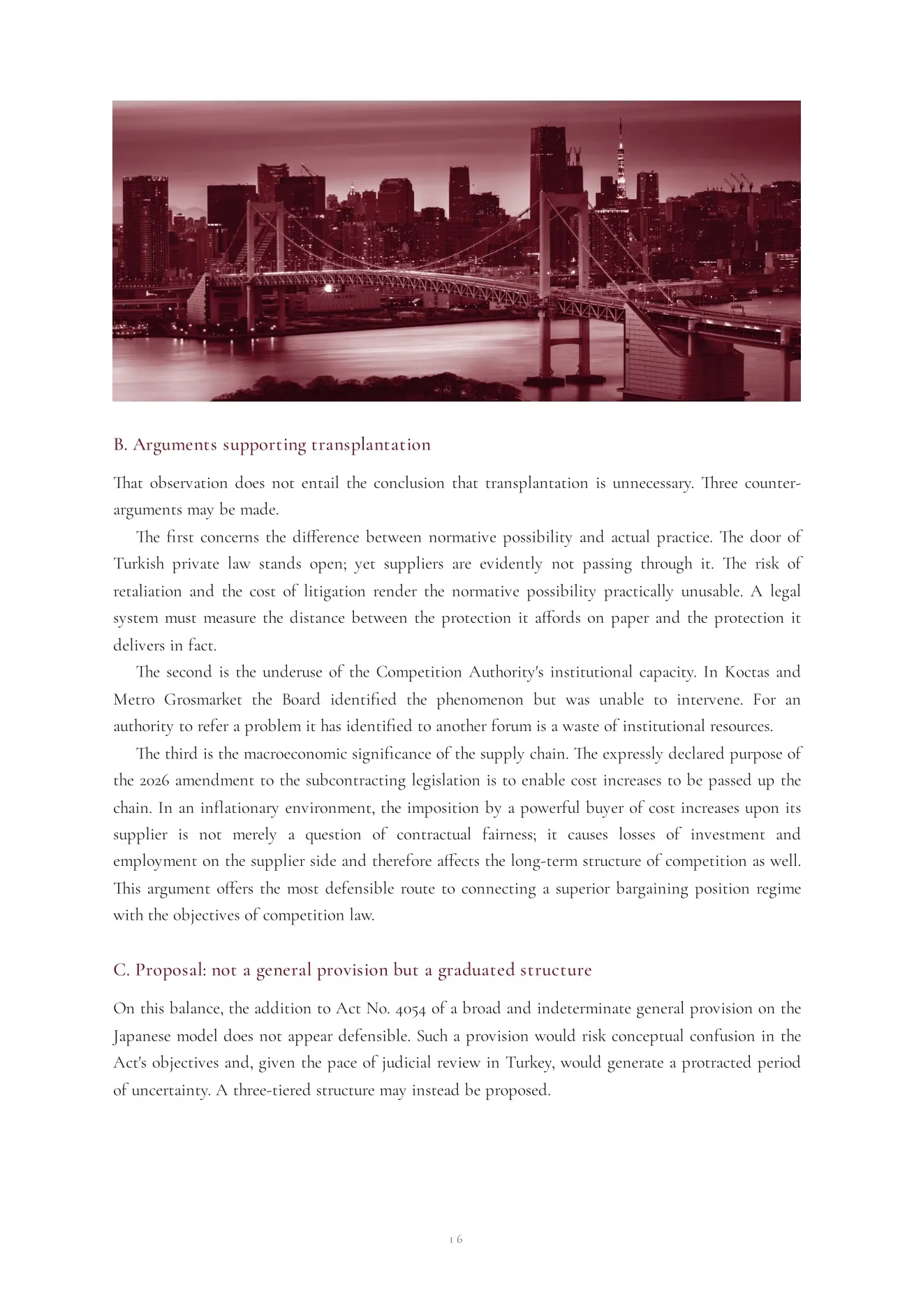 Abuse of a Superior Bargaining Position: The Japanese Antimonopoly Law’s Supply-Chain Approach and Its Adaptability to Turkish Law image 17