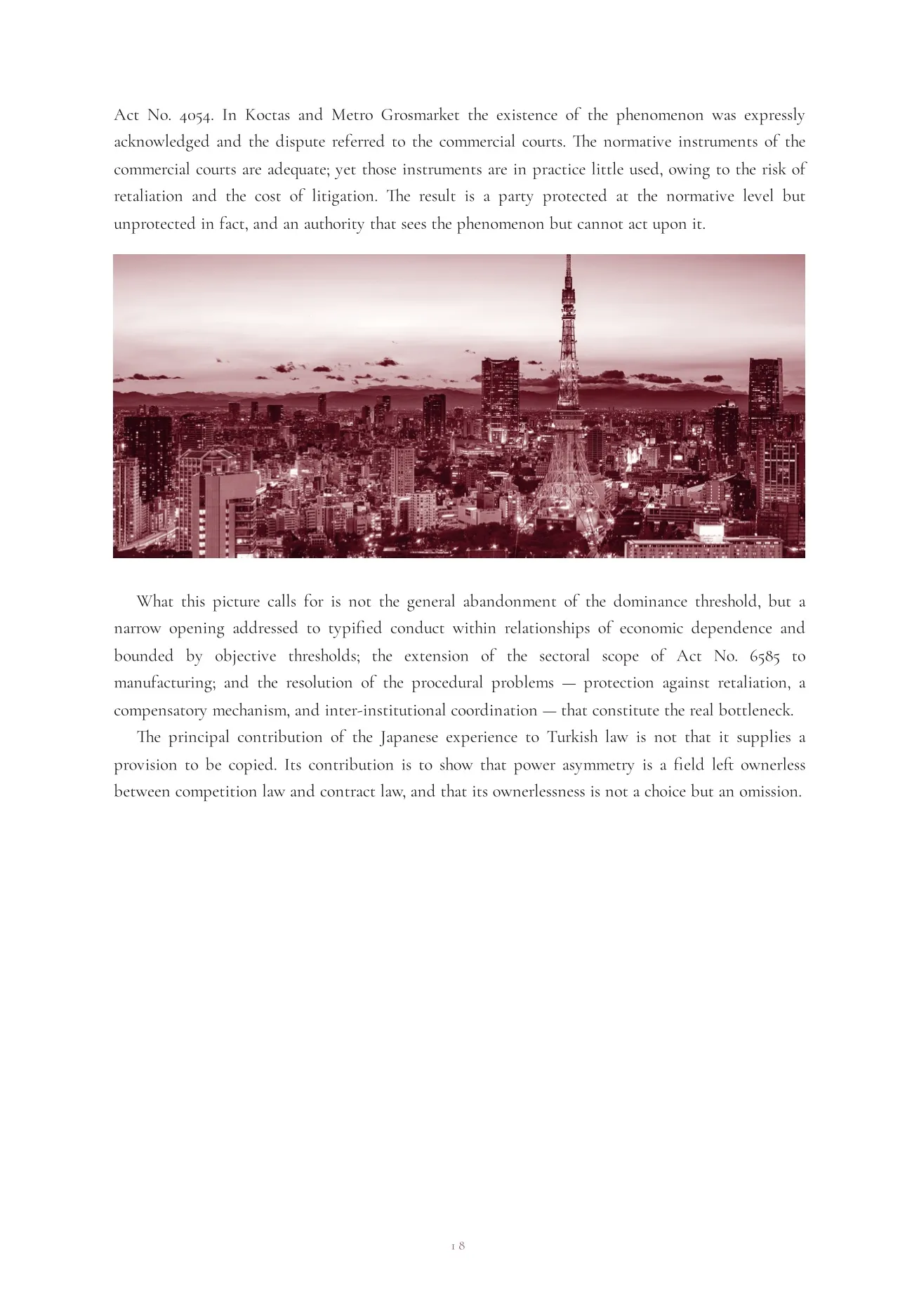 Abuse of a Superior Bargaining Position: The Japanese Antimonopoly Law’s Supply-Chain Approach and Its Adaptability to Turkish Law image 19