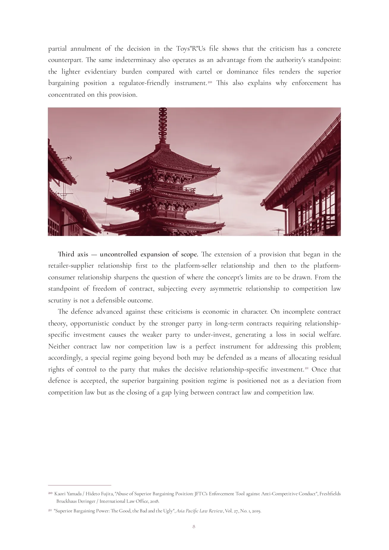 Abuse of a Superior Bargaining Position: The Japanese Antimonopoly Law’s Supply-Chain Approach and Its Adaptability to Turkish Law image 9