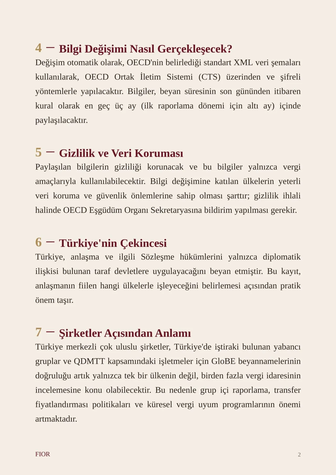 Türkiye Signed the GloBE Information Exchange Agreement image 2