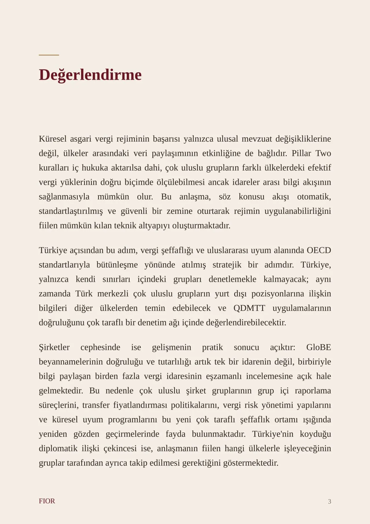 Türkiye Signed the GloBE Information Exchange Agreement image 3