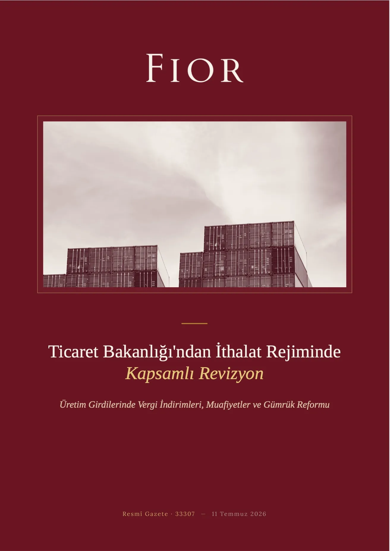 A Comprehensive Revision of the Import Regime image 1