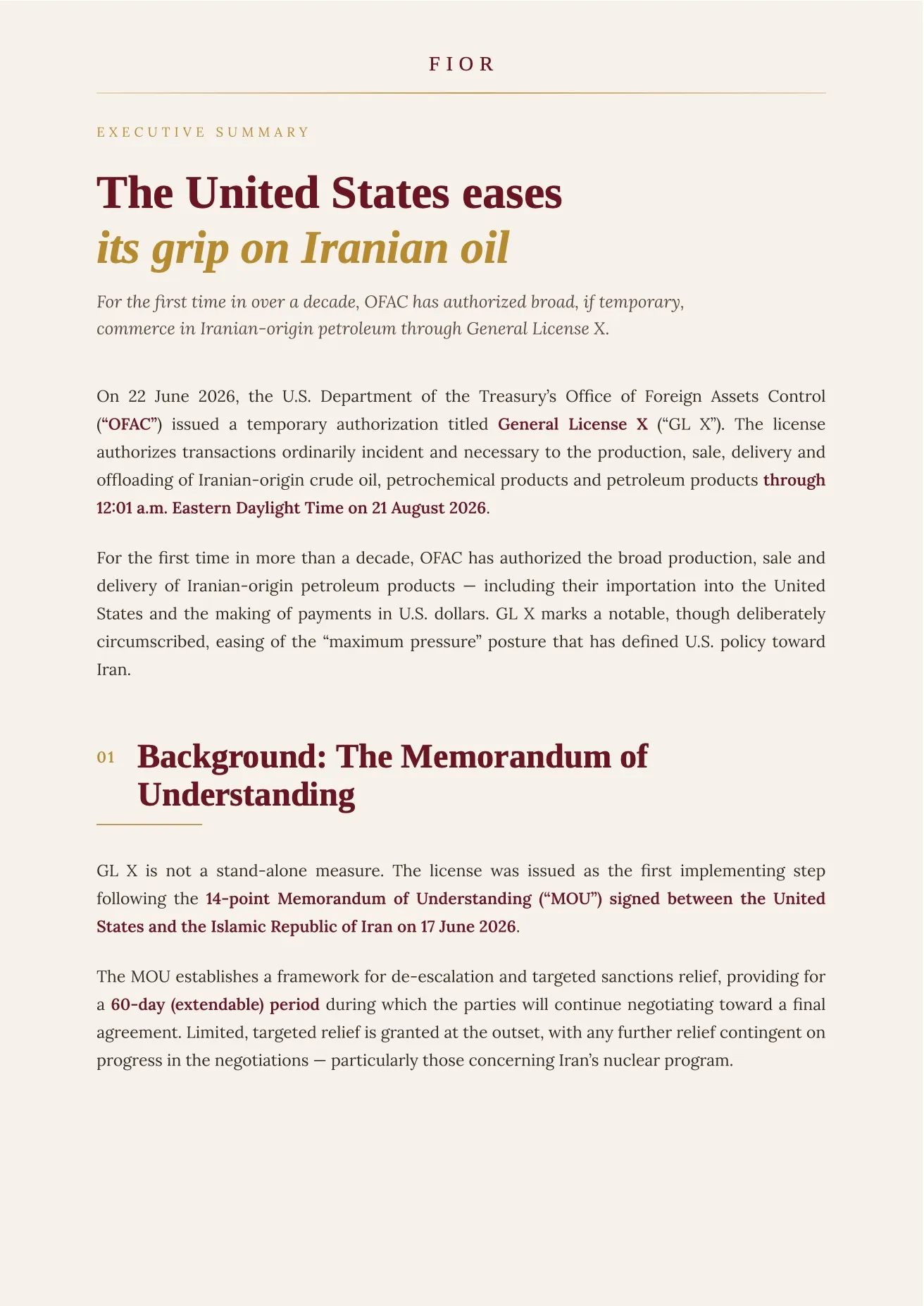 The U.S. Eases Its Grip on Iranian Oil image 2