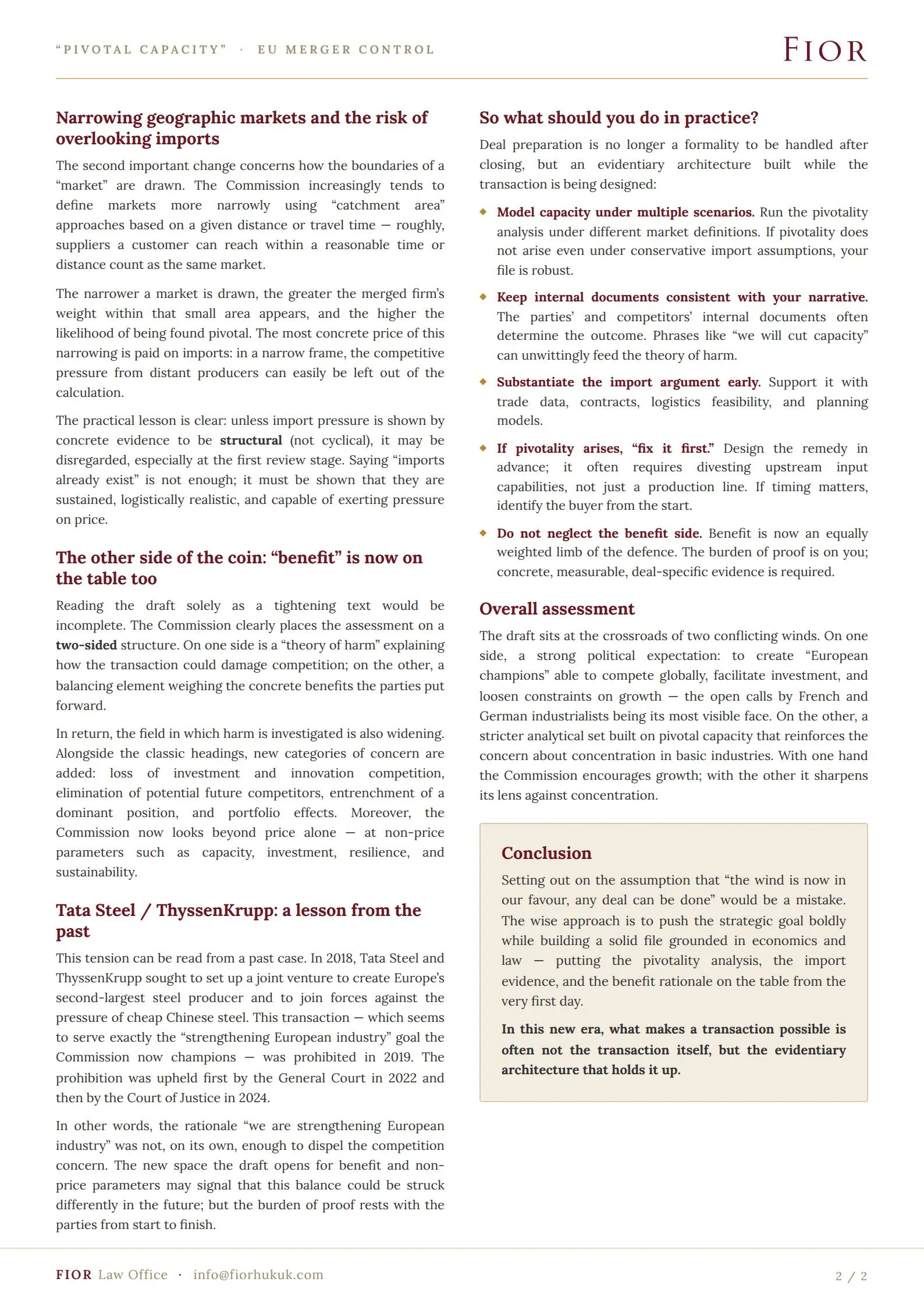 “Pivotal Capacity”: A New Measure of Market Power in EU Merger Control image 2