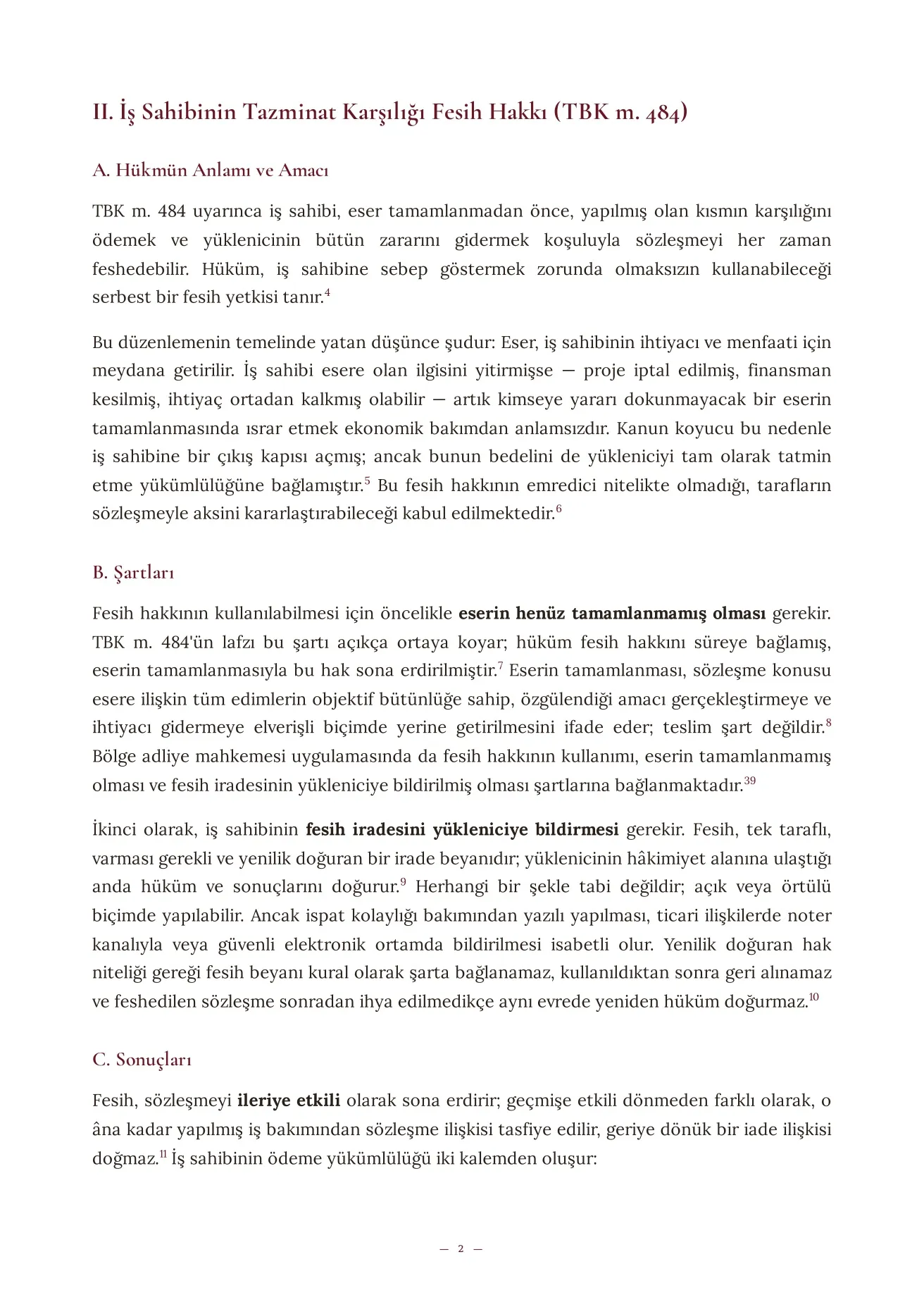 Termination of the Contract for Work image 3