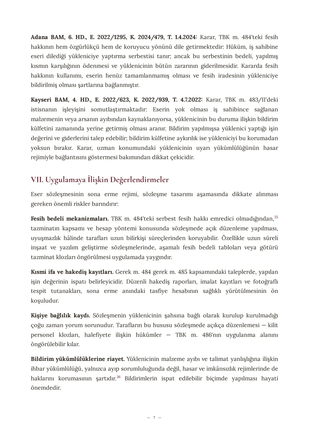 Termination of the Contract for Work image 8