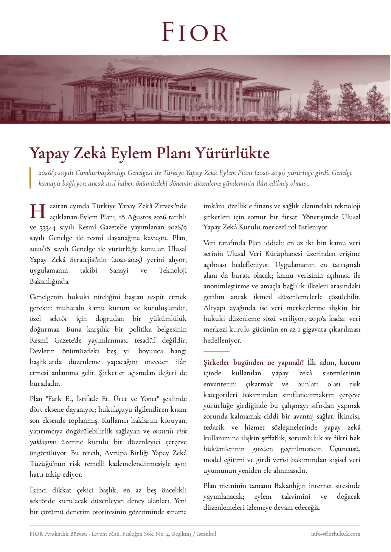 Türkiye’s AI Action Plan Is Now in Force image 1