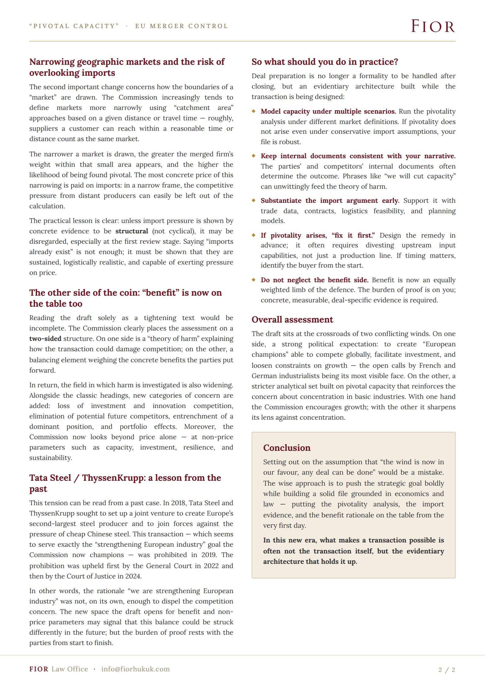 “Pivotal Capacity”: A New Measure of Market Power in EU Merger Control görseli 2